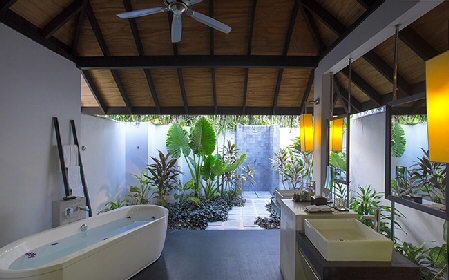 Beach Villa with Pool Bathroom